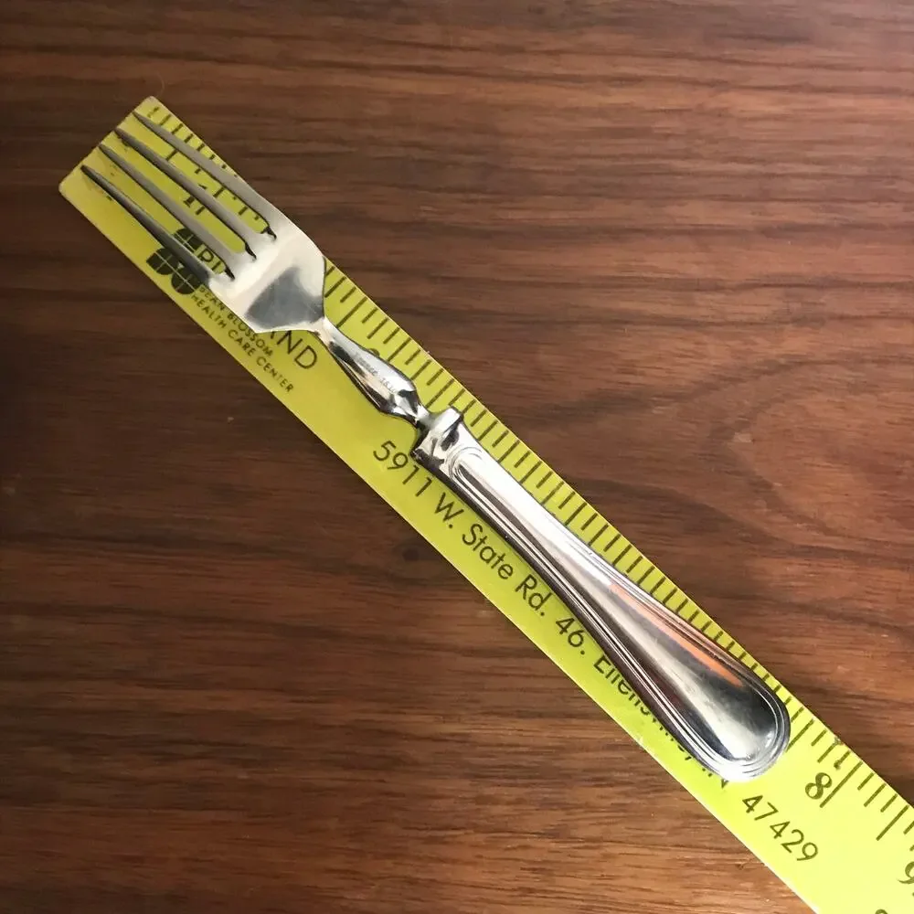 Williams Sonoma WSF15 Stainless France Glossy Silverware Single Salad Fork